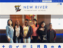 Tablet Screenshot of newriverelementary.org
